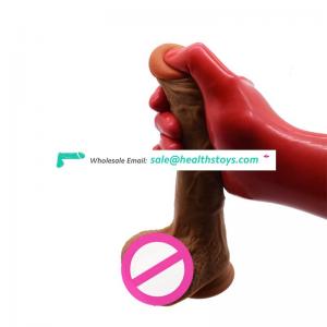 Huge Manual Rubber Penis Dildo Sex Toy for women