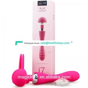 Magic Wand Body Massager Dual Motors Dual AV Vibrators For Women USB Charged Multi-Speed Electric Sex Toys For Women