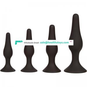 New 4pcs/ set sex silicone anal toys butt plugs for women and men adult products