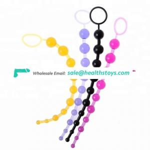 Orgasm Vagina Anal Plug Toys Anal Bead Play Butt Plug Pull Ring Ball Sexy Toys Sex products Anal Special Toy Beads Chain