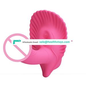 Pink Color Shell Shape Silicone Sex Toys for Women Vibrator for Vagina