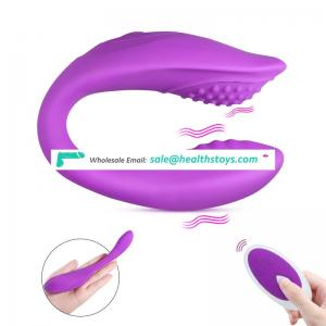 Rechargeable Clitoral and G-Spot Vibrator, Waterproof Couples Vibrator with 9 Powerful Vibrations, Wireless Remote Control Clit