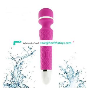 Rechargeable Handheld Strong Waterproof Vibration Personal Wand Massager 10 Speed Vibrator