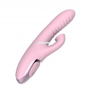 Safiman Vibrating G Spot Rabbit Vibrator Rechargeable Dildo- Adult Sex Toys Clitoris Stimulation Adult toy for female