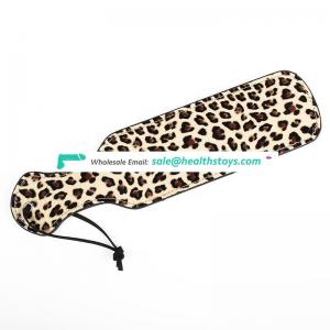 Sex Shop New Products BDSM Bondage Harness Leather leopard Spanking Paddle  Sex toy for Adult Game