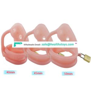 Silicone Male Chastity Device Adult Sex toys Cock Cage Penis Ring With Soft Barbed