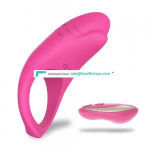 The hottest Delay ejaculation enlargement rubber electric cock ring vibrator for penis