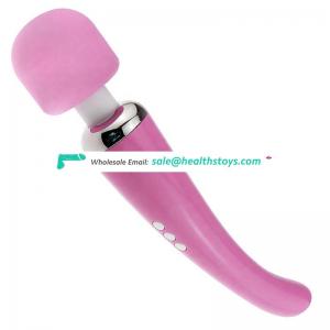 adult sex toy rechargeable magic wand vibrator, 20 functions wand vibrator sex toys for woman, hot selling body massager
