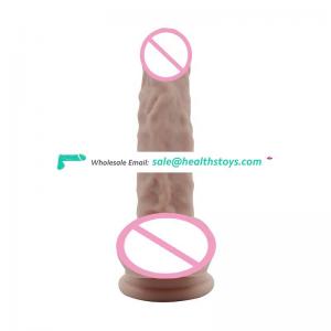 best selling sex toy 6.6 inch huge artificial skin penis liquid silicone dildo sex toy for women