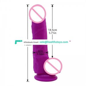 big medical silicone artificial penis for woman huge realistic dildo with suction cup for women