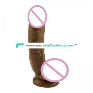 cheap 8.8 inch silicone dildo big realistic dildo with suction cup, adult sex toys real skin feeling realistic dildo
