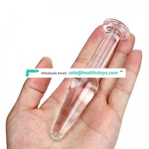 glass anal plug dildo crystal butt plug sex products