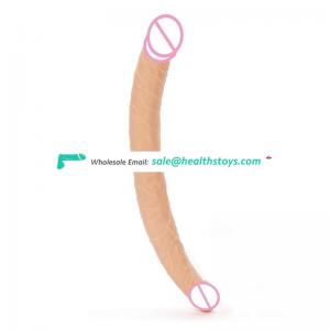 premium real penis sex toys realistic super huge dildo for adult female sex product, realistic double headed dildo
