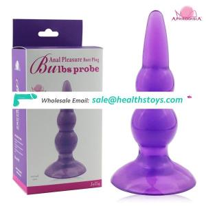 soft jelly anal stimulator from sex toys manufacturer
