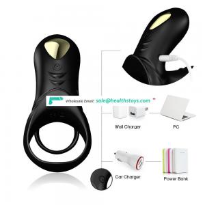 the most popular remote control adam and eve vibrating dual penis cock ring adult sex toys