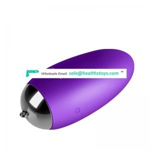 wireless control heating dual vibrating egg sex toy for women